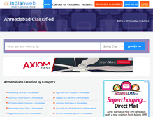 Tablet Screenshot of ahmedabad.indianweb.com